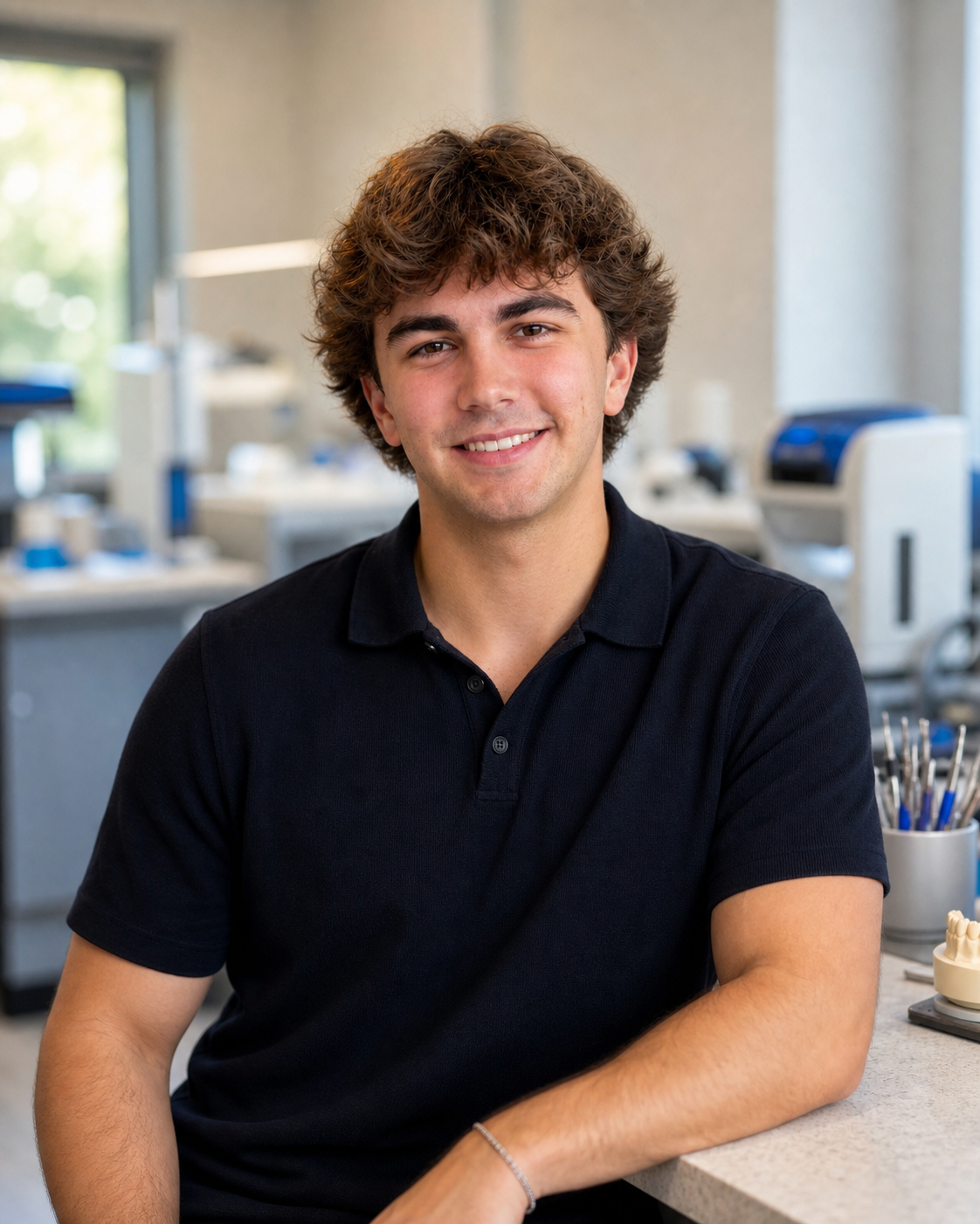 Nicolas Montecalvo, owner of Montecalvo Orthodontic Lab